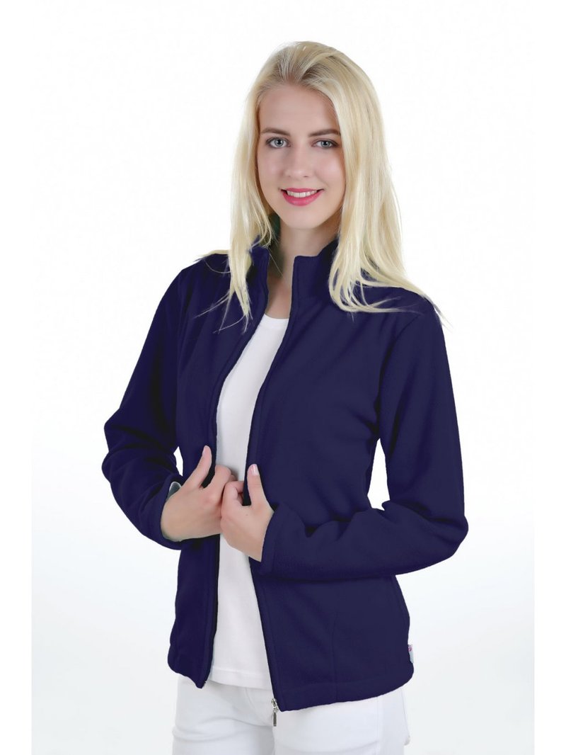 Bluza medyczna rozpinana MACA Ciemnoniebieska
