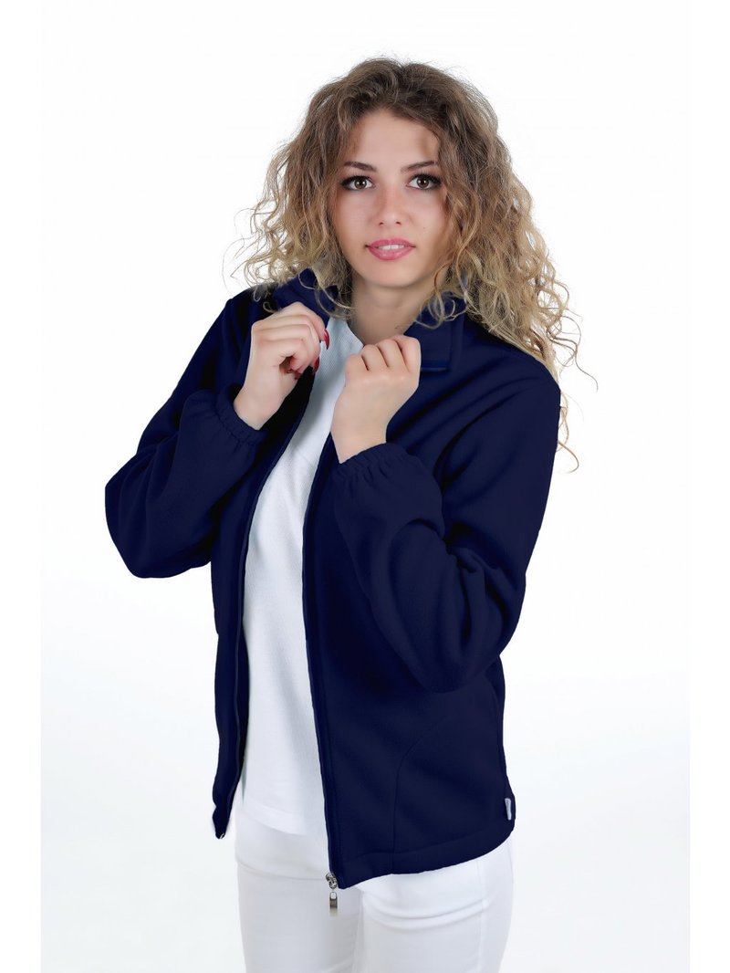 Bluza medyczna rozpinana ZOJA Ciemnoniebieska