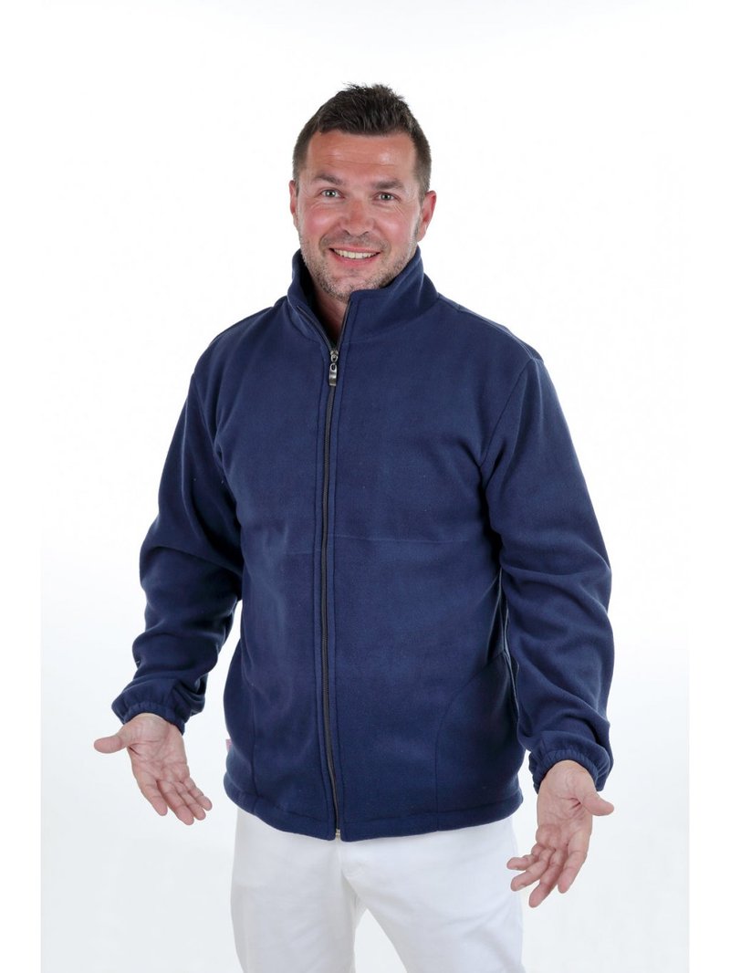 Bluza medyczna rozpinana MIKEŠ Ciemnoniebieska