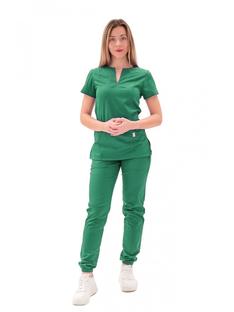 Bluza medyczna LILI SATTÉ Ciemnozielona