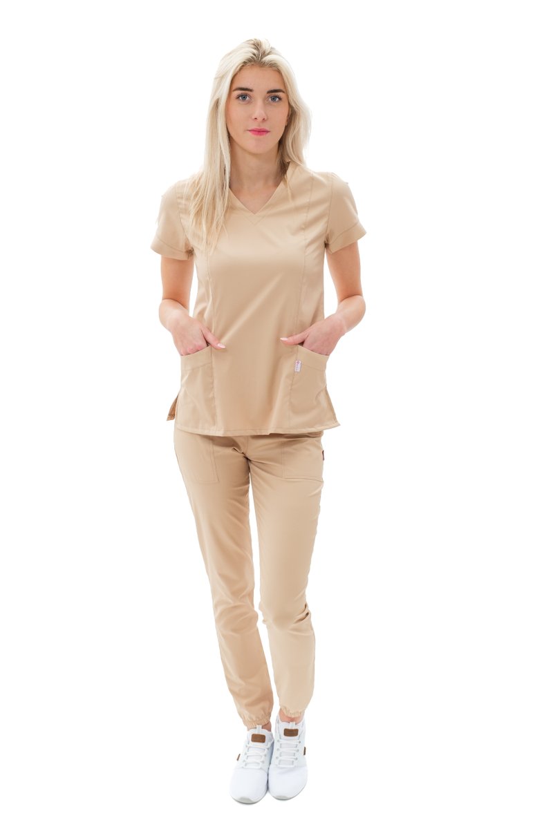 Bluza medyczna VIKY SATTÉ Cappuccino
