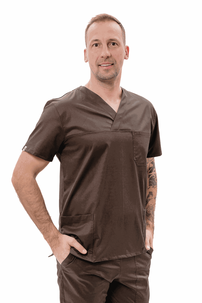 Bluza medyczna DRAHOŠ Czekoladowa