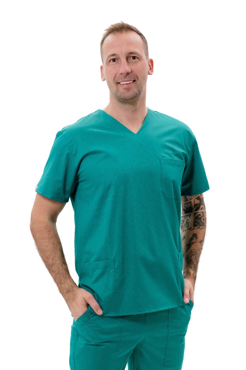 Bluza medyczna ROLO Ciemnozielona