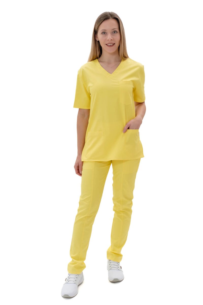 Bluza medyczna LORA SATTÉ Żółta