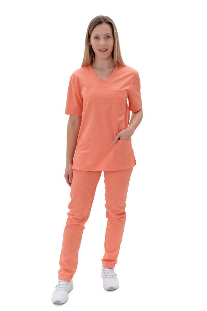Bluza medyczna LORA SATTÉ Brzoskwiniowa