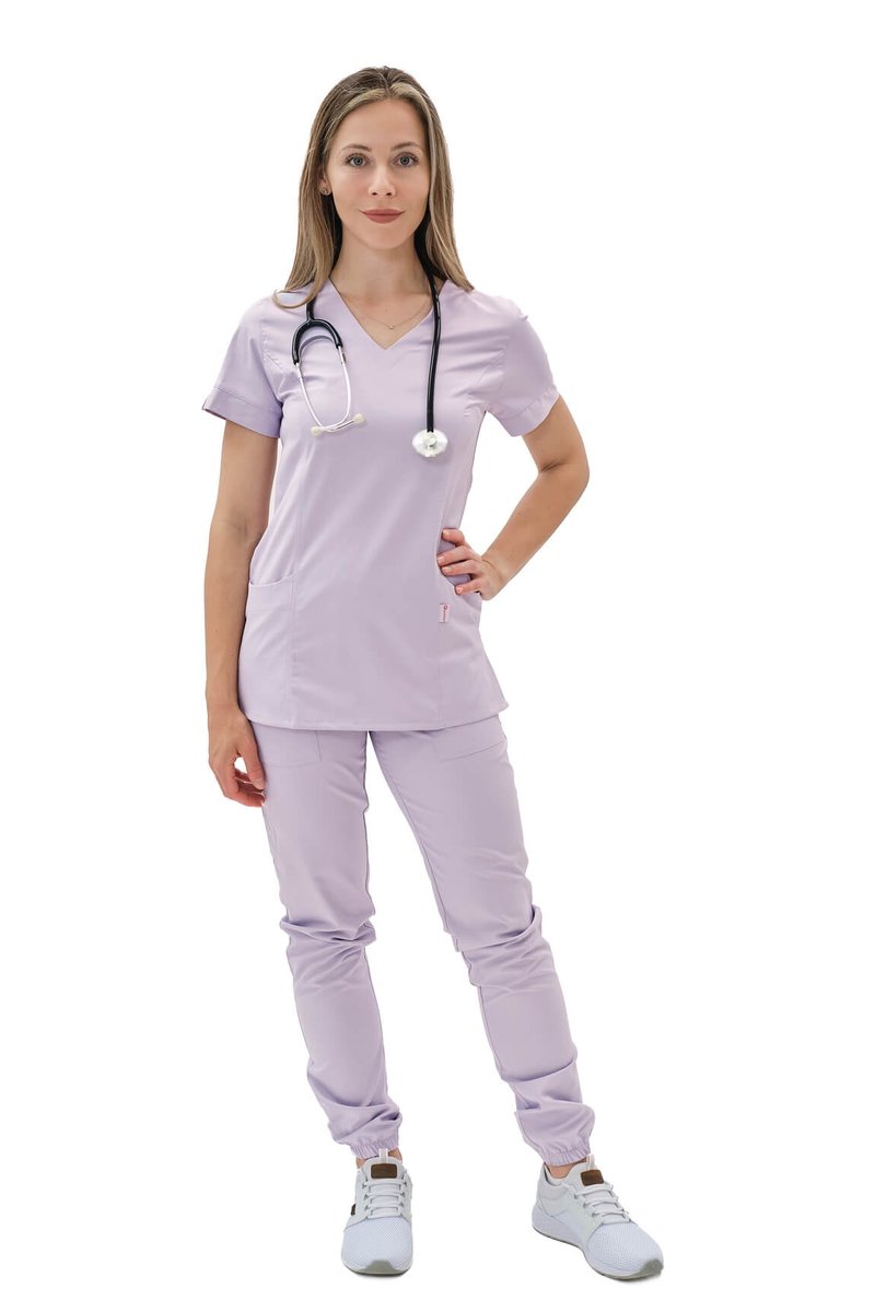Bluza medyczna VIKY SATTÉ Liliowa