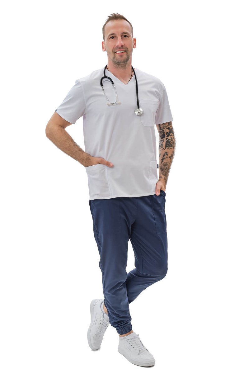 Spodnie medyczne MAX SATTÉ Navy