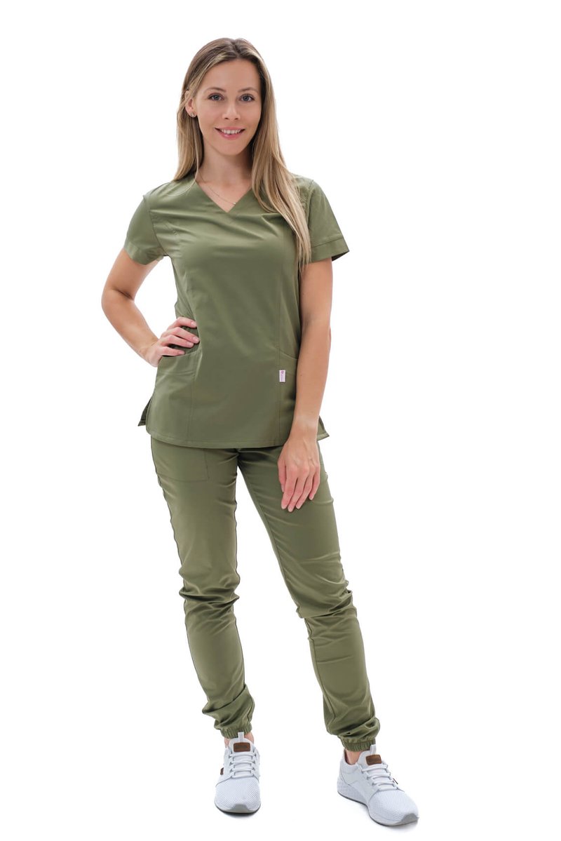 Bluza medyczna VIKY SATTÉ Oliwkowa