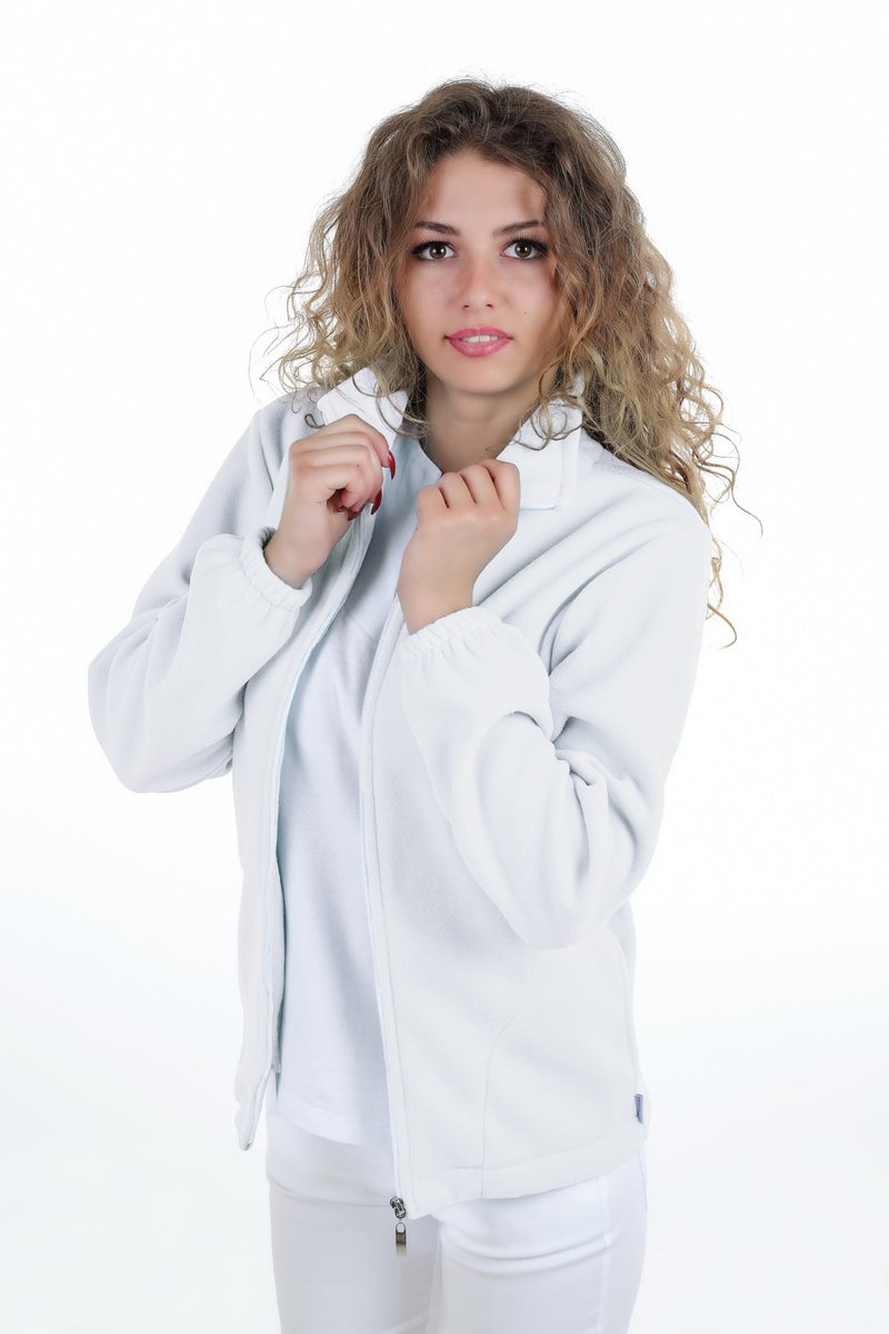 Bluza medyczna rozpinana ZOJA Biała